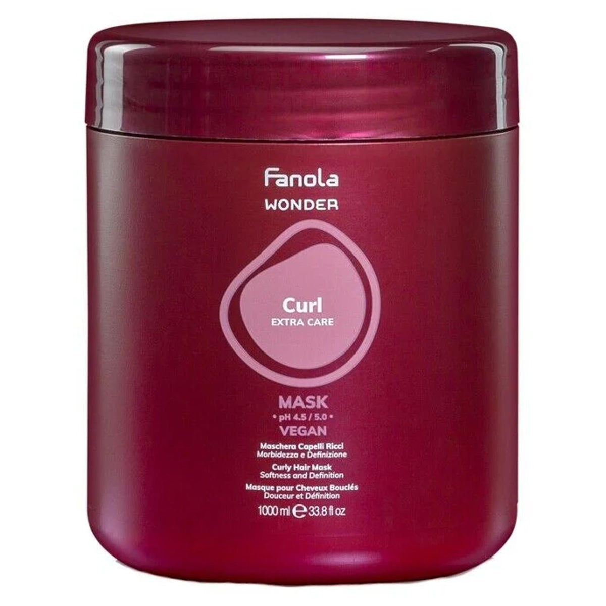 Fanola Wonder Curl Extra Care Maschera Capelli Ricci - 1000ml